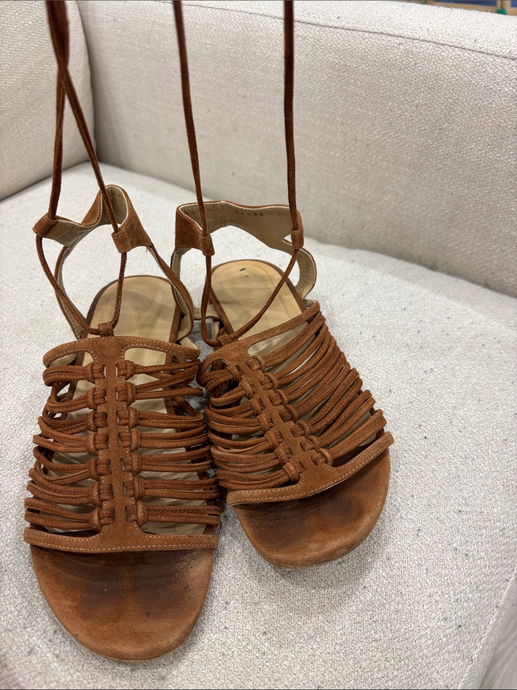 Stuart Weitzman Women’s Strappy Lace-Up Sandals In Brown